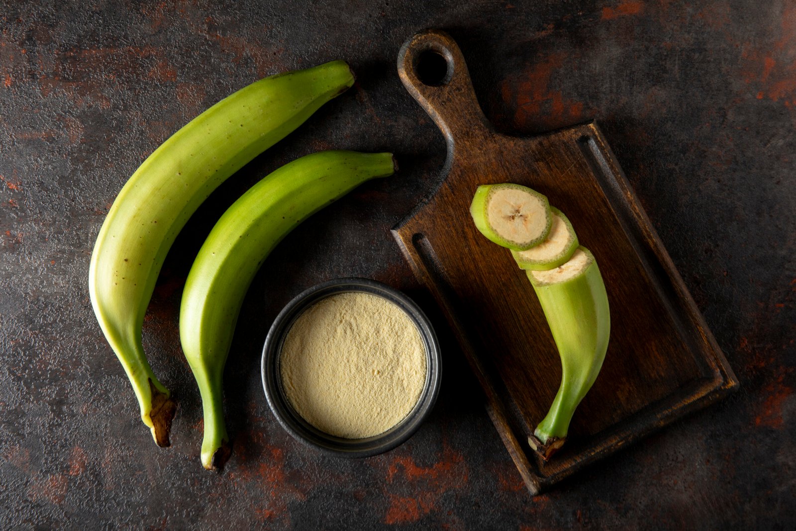 Raw bananas for export and wholesale supply